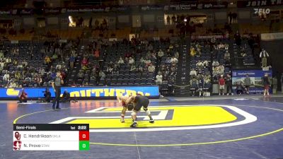 125 lbs Semifinal - Conrad Hendrikson, Oklahoma vs Nico Provo, Stanford