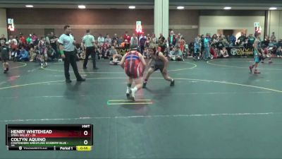 Round 3 (4 Team) - Henry Whitehead, Steel Valley vs Coltyn Aquino, Contenders Wrestling Academy Blue