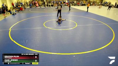 61C Quarterfinal - Mark Jimenez, Deer River vs Grayson Pilon, Monticello