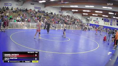 165 lbs Semifinal - Daniel Patrick, Roseburg Mat Club vs Zach Parton, Irrigon