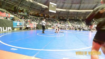 145 lbs Round Of 16 - Emmitt Warren, Morrison Takedown Club vs KG Kirtley, Apache Youth Wrestling