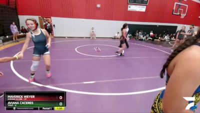 126 lbs Finals (2 Team) - Maverick Weyer, Kansas Silver vs Aviana Caceres, TMNT