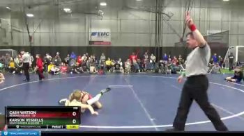 110 lbs Round 5 (6 Team) - Cash Watson, Nebraska Black vs Karson Vessells, South Dakota Blizzard