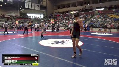 6A 120 lbs Semifinal - Xander Graves, Bentonville vs Coehn Smith, Bentonville West