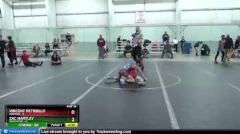 72 lbs Round 1 (8 Team) - Vincent Petriello, Rednose vs Zac Hartley, Ranger WC