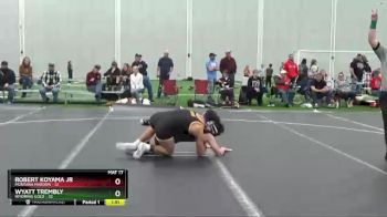 170 lbs Cross Bracket (8 Team) - Robert Koyama Jr, Montana Maroon vs Wyatt Trembly, Wyoming Gold