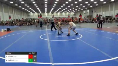 132 lbs Rr Rnd 2 - Patrick Gould, Dark Knights vs Alex Lalezas, Illinois Cornstars Silver