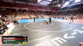 106 lbs D2/d3 - Semi-finals (sat 10:00am.) - Chase Heimerman, Cedar Grove-Belgium vs Mason Demerath, Shiocton