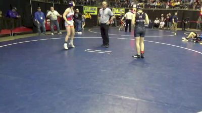 125 lbs Quarterfinal - Bre-Anna Hallam, Kiski vs Isabel Higgins Sweet, Bellwood-Antis