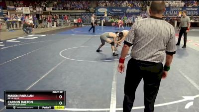 D 3 132 lbs Semifinal - Mason Parulan, De La Salle vs Carson Dalton, Archbishop Shaw