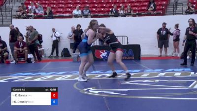 155 lbs Cons 8 #2 - Eva Garcia, California vs Gretchen Donally, Colorado Mesa Wrestling Club