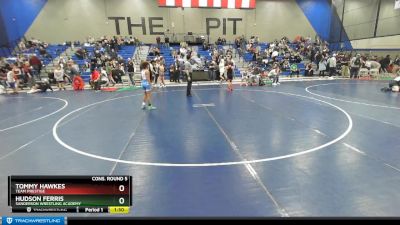 82 lbs Cons. Round 5 - Hudson Ferris, Sanderson Wrestling Academy vs Tommy Hawkes, Team Prestige