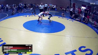 58 lbs Quarterfinal - Maddox Mendez, Kastner vs Rocky Ruiz, RED WAVE WC