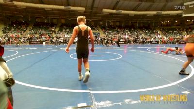 100 lbs Consi Of 8 #1 - Knox Kline, Cowboy Wrestling Club vs Emerson Luxton, Bartlesville Wrestling Club