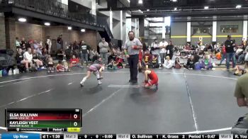 58 lbs Round 3 (4 Team) - Elsa Sullivan, Grand View WC vs Kayleigh Vest, Missouri Black