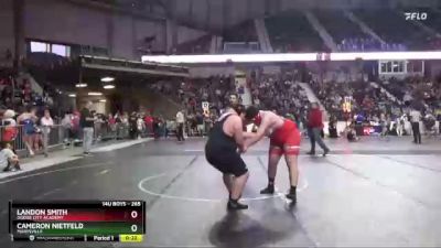 265 lbs Cons. Round 3 - Landon Smith, Dodge City Academy vs Cameron Nietfeld, Marysville