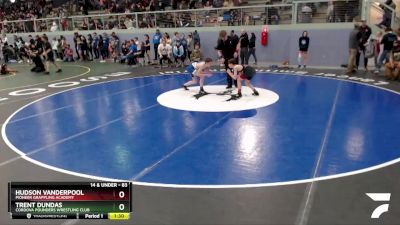 83 lbs Final - Trent Dundas, Cordova Pounders Wrestling Club vs Hudson Vanderpool, Pioneer Grappling Academy