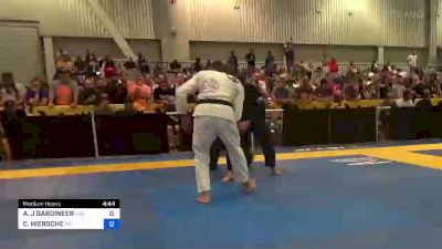 ANDREW J GARDINEER vs CHARLES HIERSCHE 2022 World Master IBJJF Jiu-Jitsu Championship