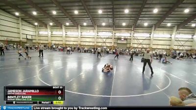 45 lbs Quarterfinal - Bentley Baker, Ravage Wrestling Club vs Jameson Jaramillo, Uintah Wrestling