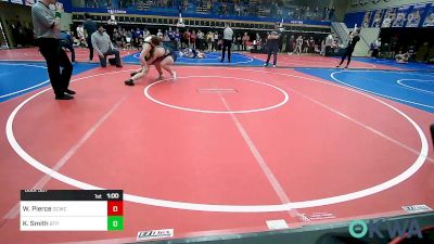 195 lbs Quarterfinal - Warren Pierce, Dark Cloud Wrestling Club vs Kaleb Smith, Tulsa Blue T Panthers