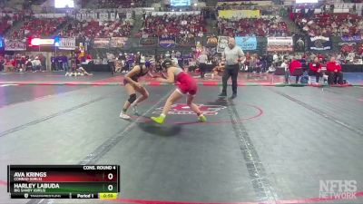 G - 120 lbs Cons. Round 4 - Harley Labuda, Big Sandy (Girls) vs Ava Krings, Conrad (Girls)