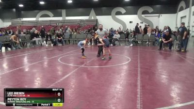 55 lbs Placement Matches (8 Team) - Leo Riesen, Elite Ath Club WE vs Peyton Roy, Dundee Wrestling (MI)