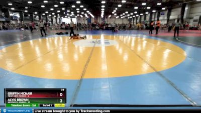 84 lbs Rd# 6- 9:00am Saturday Final Pool - Griffin Mcnair, Team New Mexico vs Alyis Brown, Kentucky Jokers