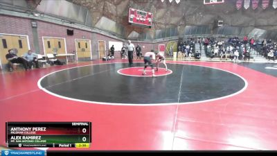 157 lbs Semifinal - Alex Ramirez, Mt. San Antonio College vs Anthony Perez, Palomar College