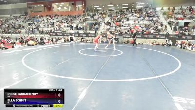 65 lbs Round 1 - Reese Larramendy, NV vs Ella Schmit, IA