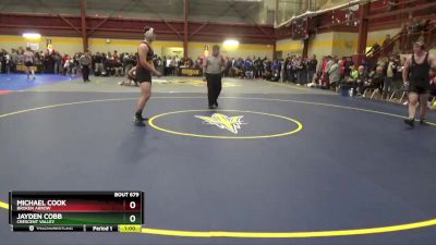 215 lbs Cons. Round 1 - Michael Cook, Broken Arrow vs Jayden Cobb, Crescent Valley