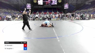 220 lbs Rnd Of 32 - Ashton Honnold, Iowa vs Brady Vaughan, Michigan