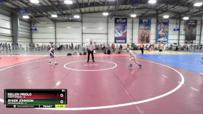 52 lbs Rd# 9- 2:15pm Saturday Final Pool - Kellen Priolo, Terps XPress vs Ryker Johnson, Untouchables