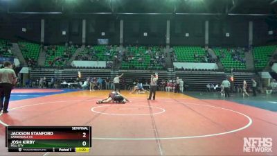 182 lbs Semifinal - Josh Kirby, Pell City vs JACKSON STANFORD, Gardendale Hs