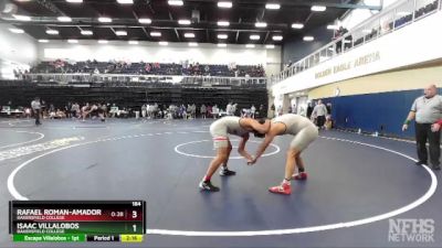 184 lbs Cons. Round 4 - Rafael Roman-Amador, Bakersfield College vs Isaac Villalobos, Bakersfield College