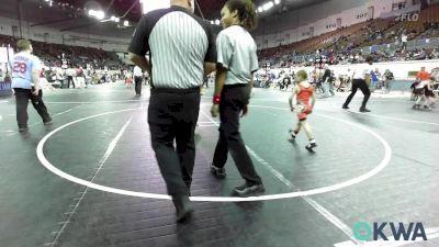 46 lbs Rr Rnd 1 - Hank Hurd, Pawhuska Elks Takedown vs James Evans, Bartlesville Wrestling Club