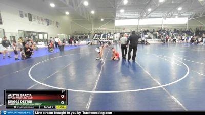 72 lbs Quarterfinal - Driggs Deeter, Sanderson Wrestling Academy vs Austin Garcia, Suples Wrestling Club