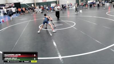 98 lbs Cons. Round 2 - Jordan Kelly, WWC Predator Wrestling vs Alejandro Jacob, Sherman Challengers