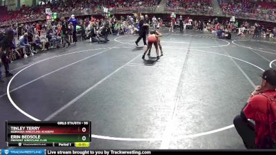 95 lbs Champ. Round 1 - Tinley Terry, Nebraska Wrestling Academy vs Erin Bedsole, Fremont Wrestling Club