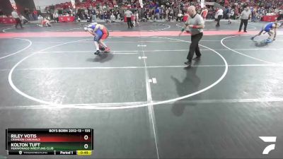 135 lbs Cons. Round 5 - Riley Votis, Crandon Cardinals vs Kolton Tuft, Mukwonago Wrestling Club