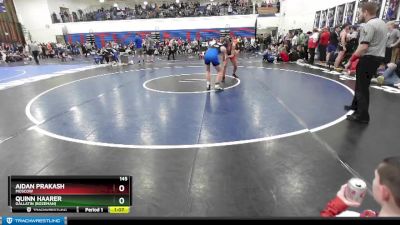 145 lbs 5th Place Match - Quinn Haarer, Gallatin (Bozeman) vs Aidan Prakash, Moscow