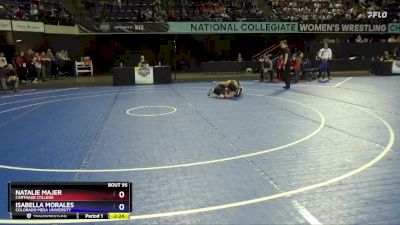 109 lbs Champ. Round 2 - Isabella Morales, Colorado Mesa University vs Natalie Majer, Carthage College