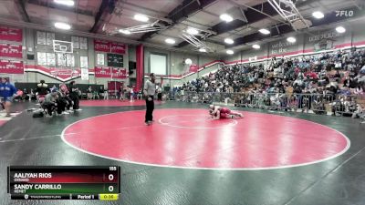 155 lbs Cons. Round 4 - Sandy Carrillo, Hemet vs Aaliyah Rios, Oxnard