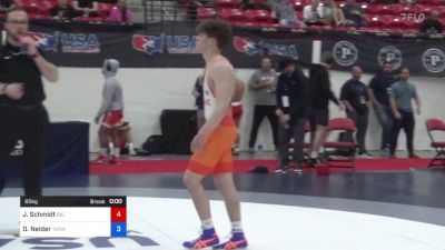 65 kg Cons 32 #1 - Jordan Schmidt, Big Game Wrestling Club vs Dj Neider, Team Idaho Wrestling Club