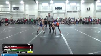 96 lbs Round 2 (8 Team) - Kam Borrero, Rambler vs Jackson Swingle, Machine Shed