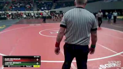 6A-220 lbs Semifinal - Alex Decrozuic, South Salem vs Carter Bennett, Forest Grove