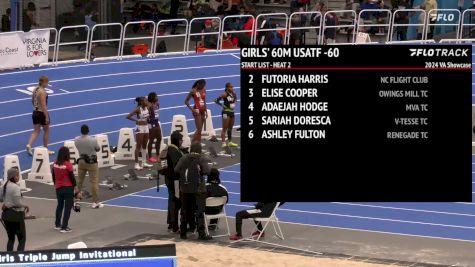 High School Girls' 60m Usatf-60, Prelims 2