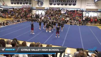 Citrus Valley High School - Citrus Valley High School [2022 Junior Varsity Show Cheer Non Tumbling Novice Day 1] 2022 USA Southern California Regional II