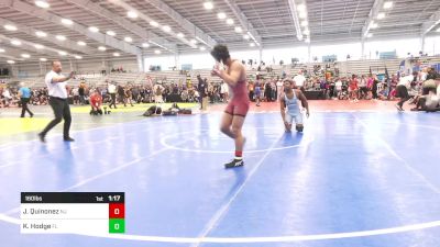 160 lbs Semifinal - John Quinonez, NJ vs Kendrick Hodge, FL