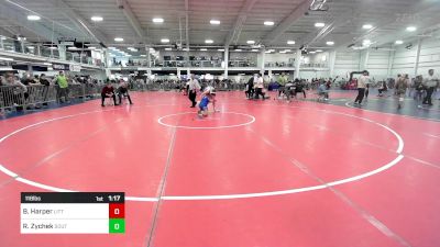 118 lbs Quarterfinal - Bennett Harper, Little Lynx WC vs Ryder Zychek, Southside WC