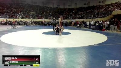 3A-126 lbs Quarterfinal - Kaiden Ailey, Blackwell vs Liam Sherrill, Sperry